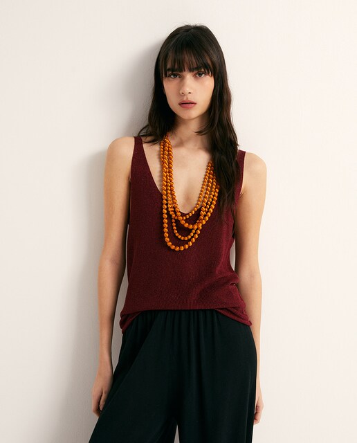 Imagen 0 de Top punto metalizado