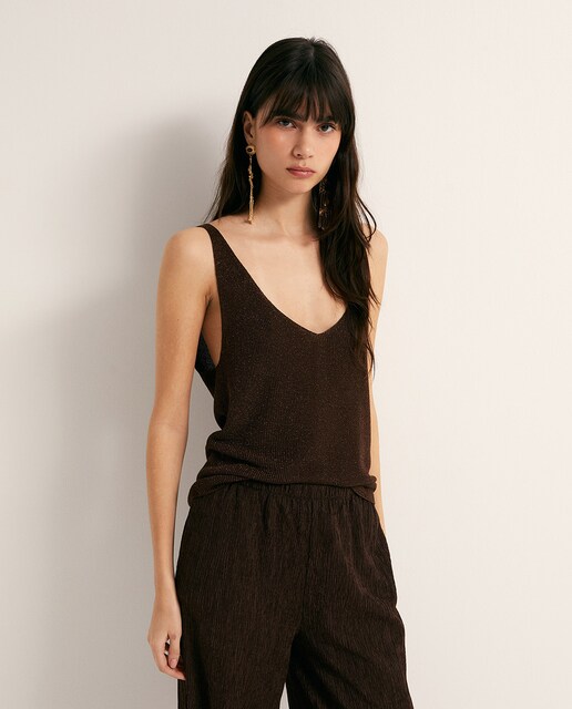 Imagen 0 de Top punto metalizado