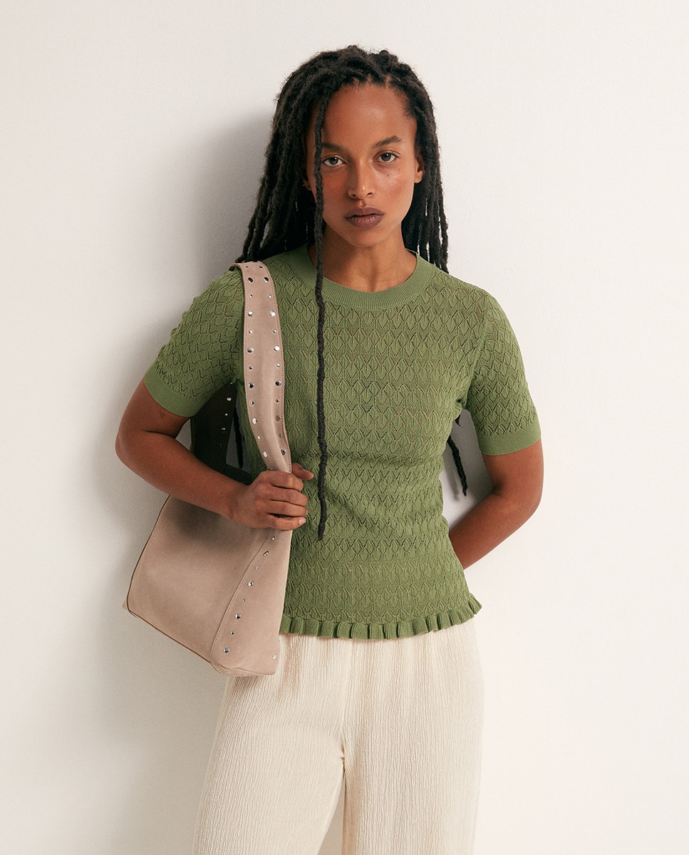 Imagem 0 de Top com manga curta