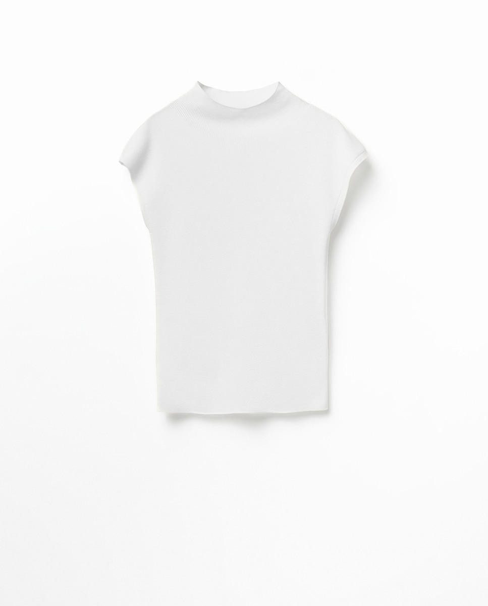 Imagen 5 de Top cuello perkins - Sfera - Blanco roto Blanco roto