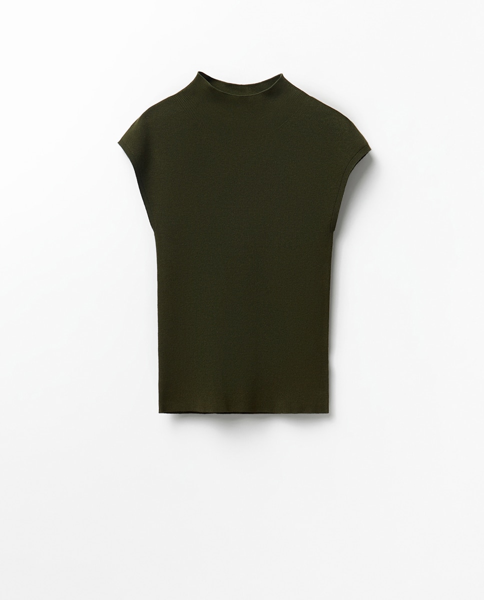 Imagen 5 de Top cuello perkins - Sfera - 530 Verde oscuro 530 Verde oscuro