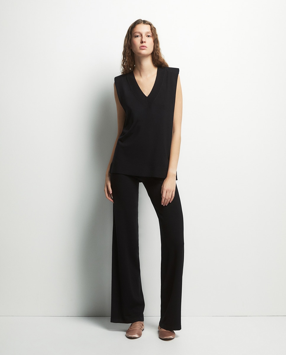 Imagem 0 de Calças de Ponto Liso