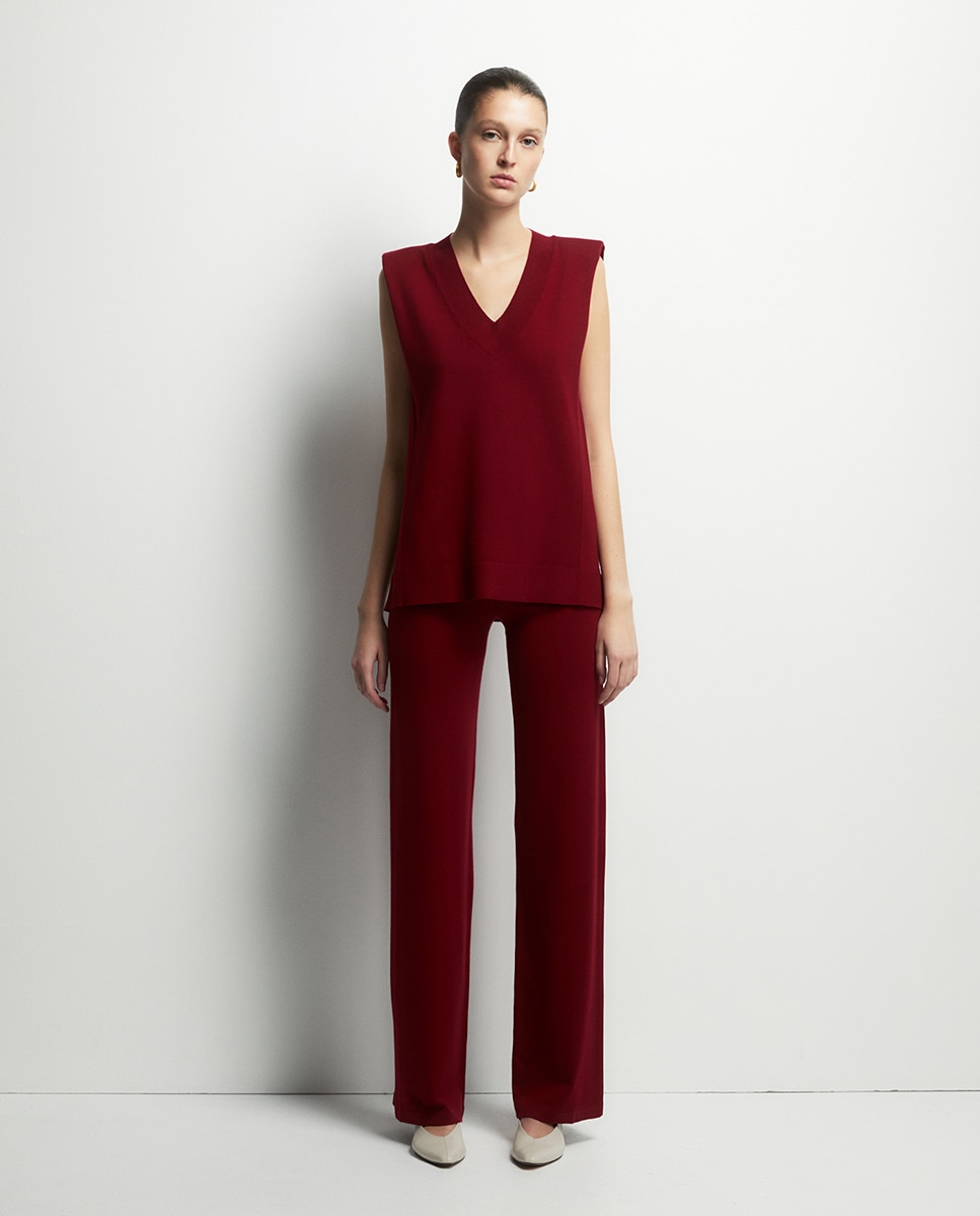 Imagem 0 de Calças de Ponto Liso