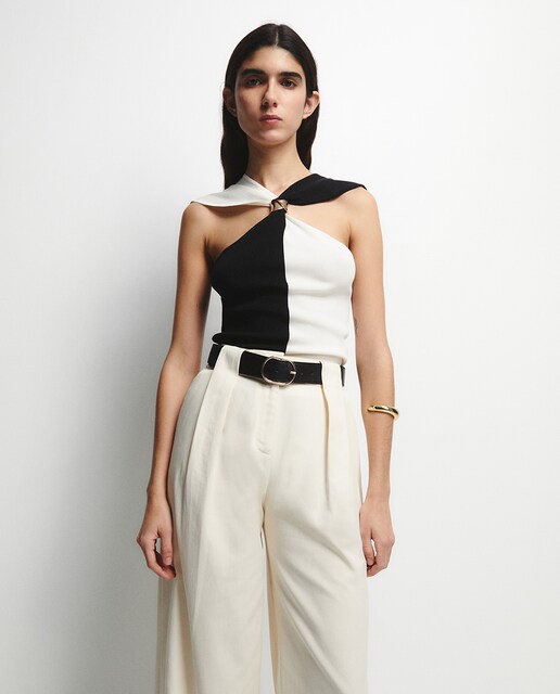 Imagen 0 de Top bicolor