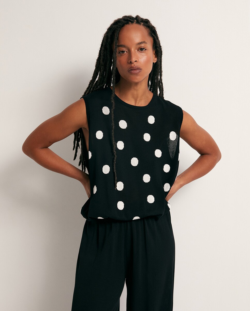 Imagem 0 de Top às bolinhas