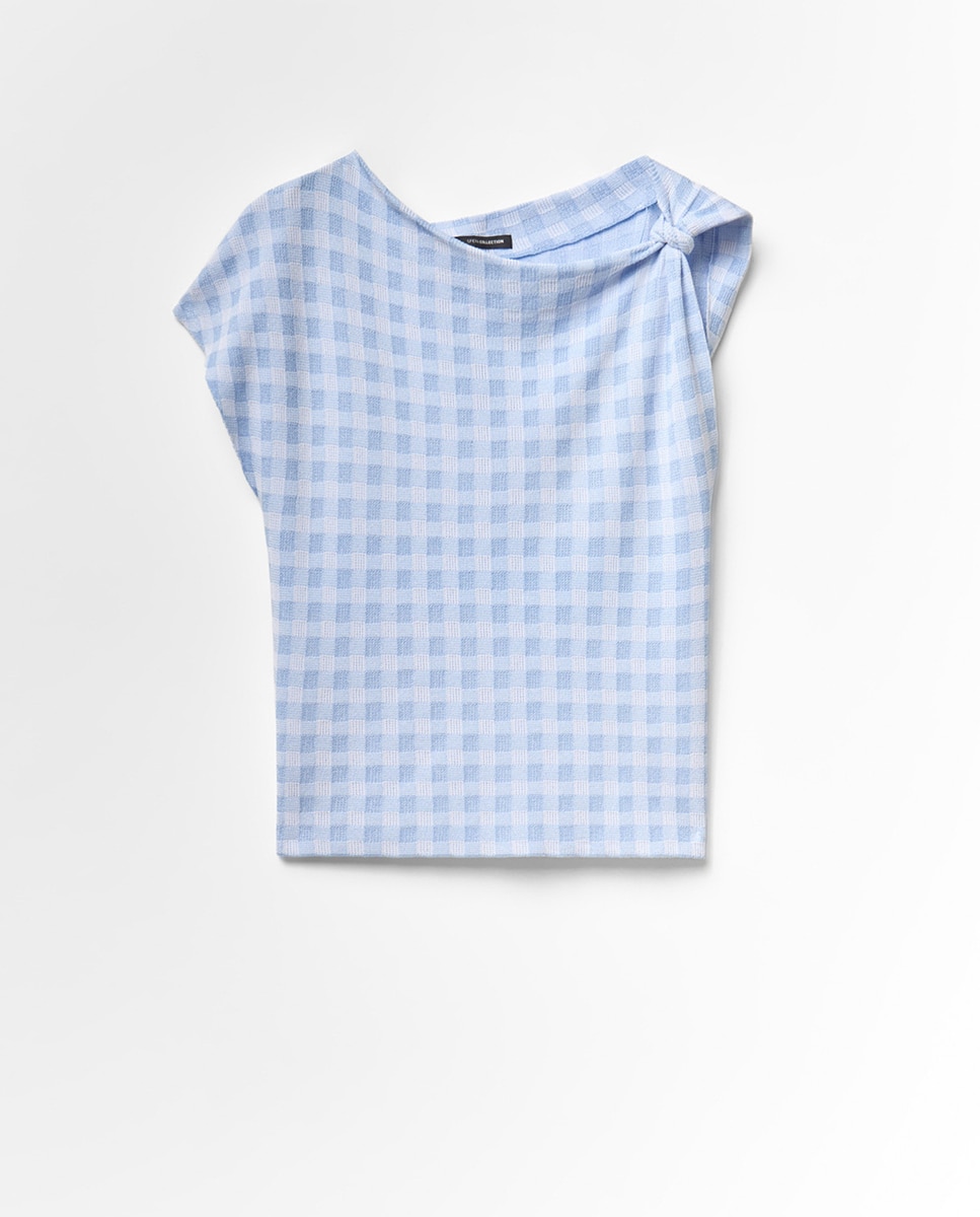 Top com Vichy Azul-claro-5