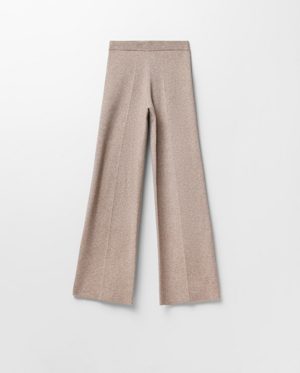 Calças Largas Castanho-4