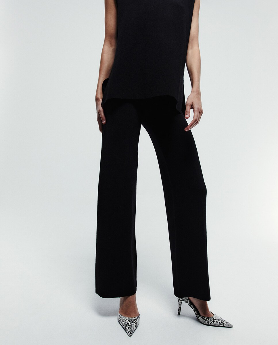 Calças Largas Preto-2