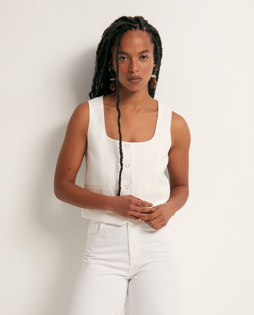 Imagen 0 de Chaleco lino