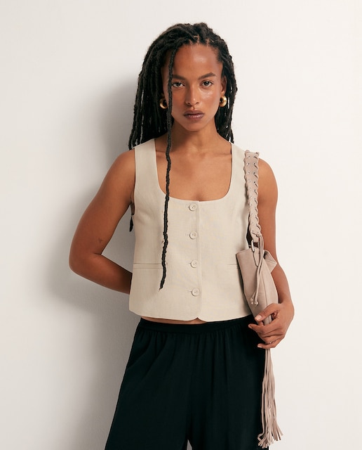 Imagen 0 de Chaleco lino