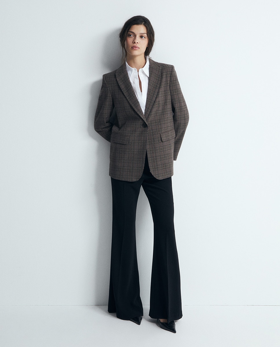 Blazer cuadros - Sfera - Pistacho Pistacho-2