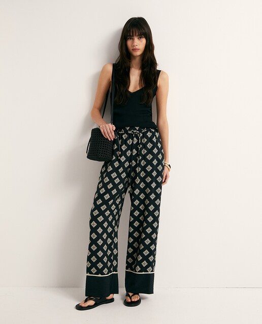 Imagen 0 de Pantalón ancho estampado