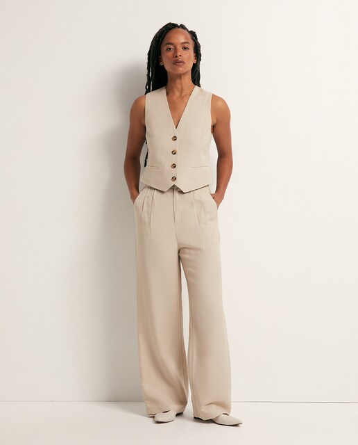 Imagem 0 de Calças Formais de Linho