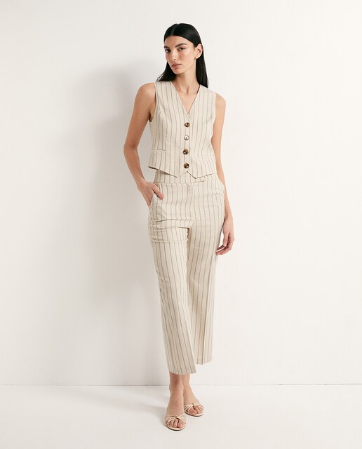 Imagen 0 de Pantalón traje rayas
