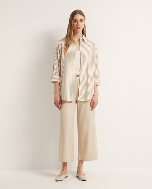 Imagen 0 de Pantalón culotte lino