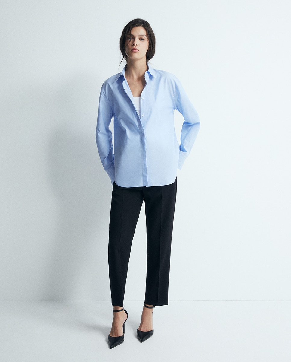 Pantalón liso - Sfera - Negro Negro-1