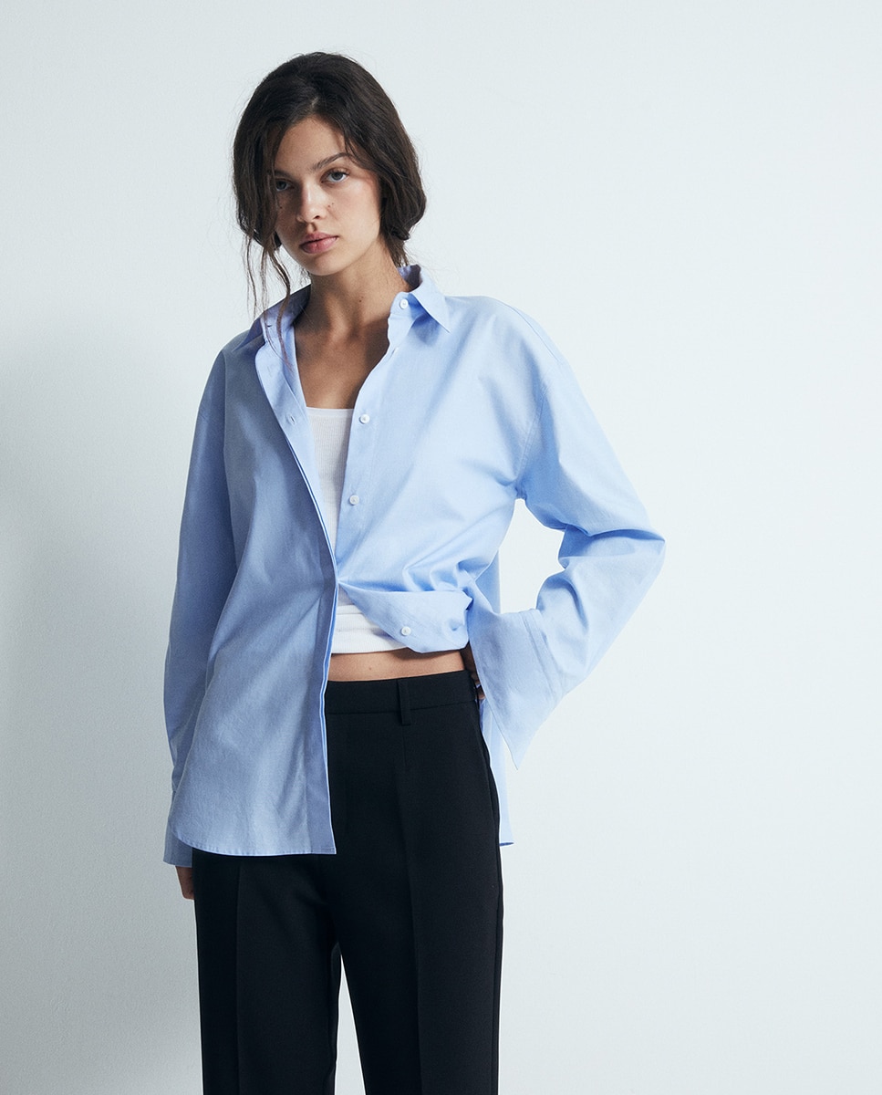Pantalón liso - Sfera - Negro Negro-3