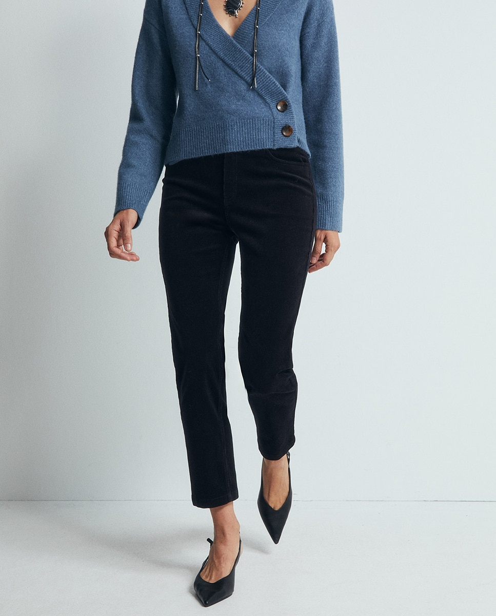 Pantalón pana - Sfera - Negro Negro-2