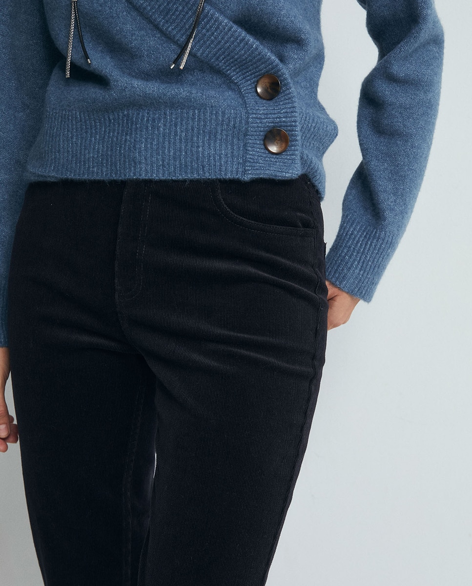 Pantalón pana - Sfera - Negro Negro-3