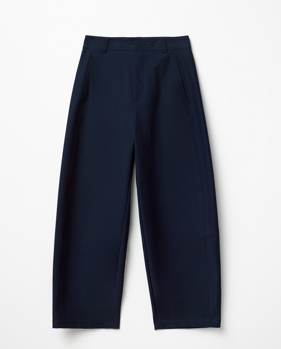 Pantalón barrel - Sfera - Azul marino Azul marino-5