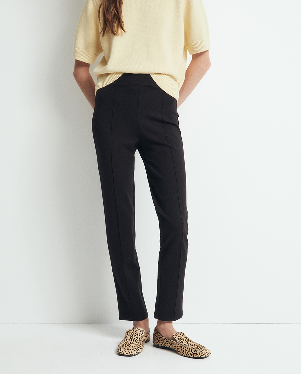 Legging punto roma - Sfera - Negro Negro-2