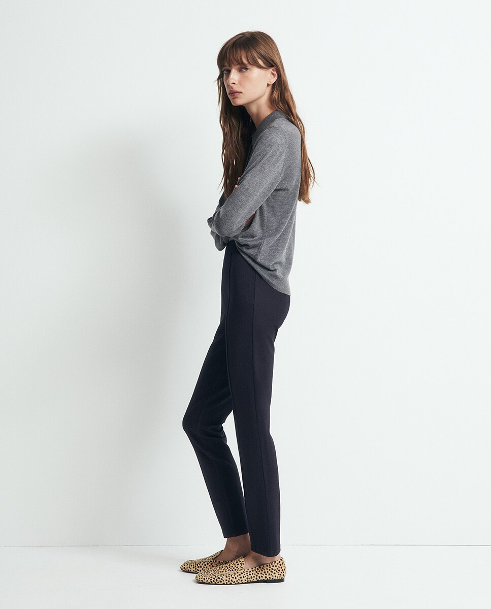 Legging punto roma - Sfera - Azul marino Azul marino-3