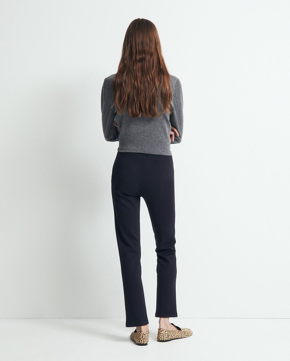 Legging punto roma - Sfera - Azul marino Azul marino-4