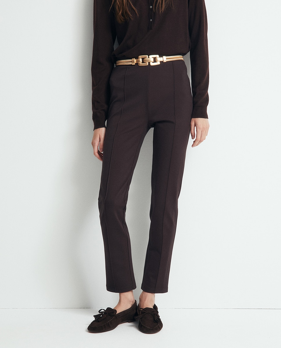 Legging punto roma - Sfera - Chocolate Chocolate-2