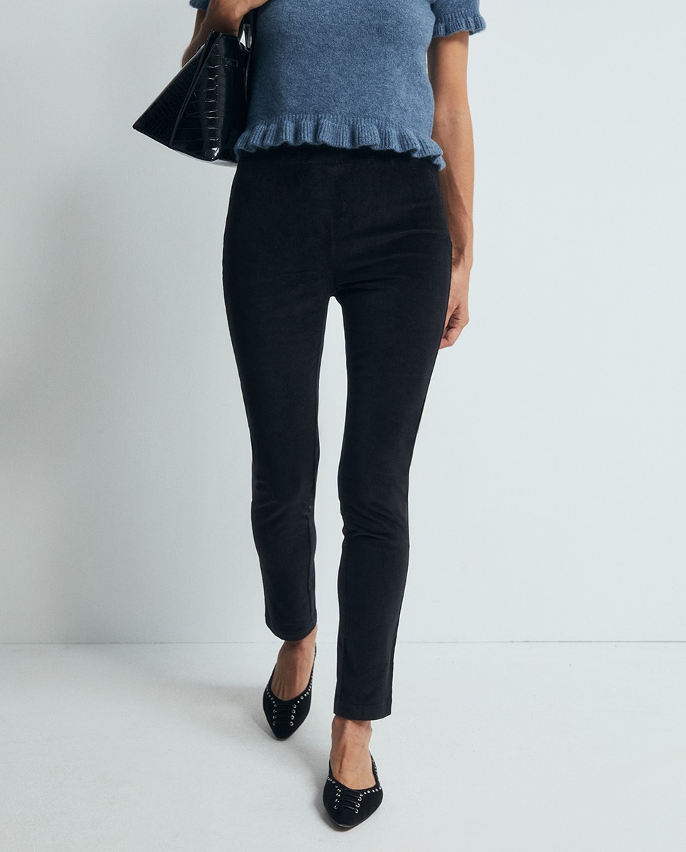 Leggings em Bombazina Fina Preto-2