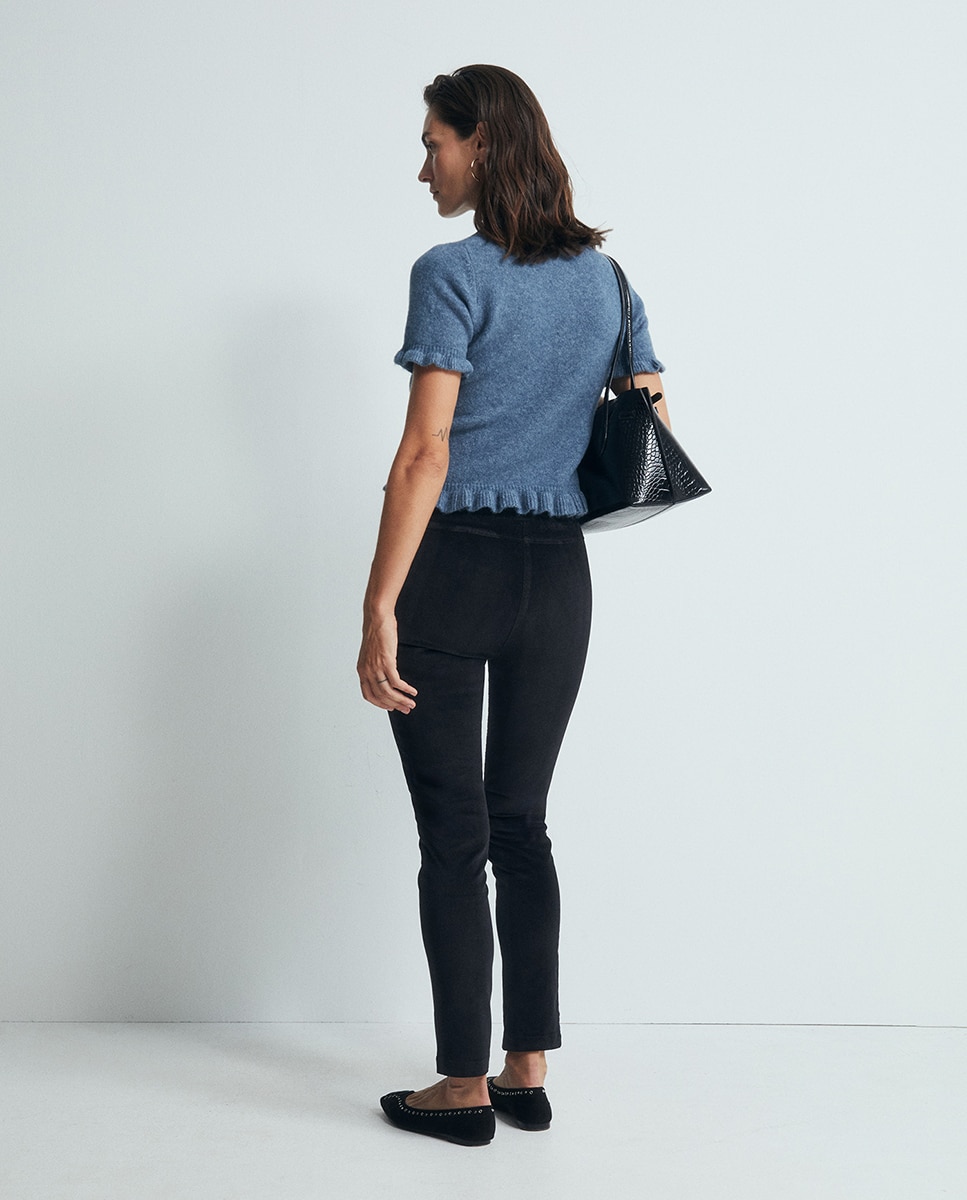 Leggings em Bombazina Fina Preto-4