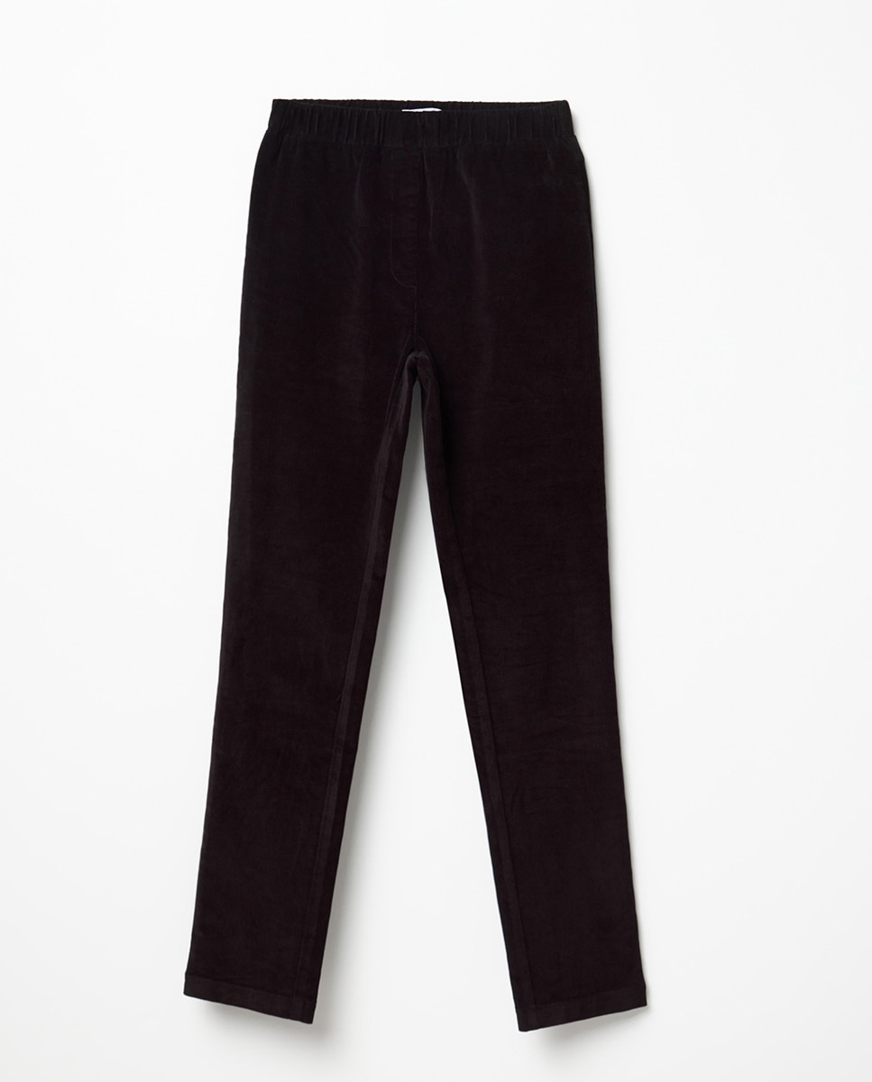 Leggings em Bombazina Fina Preto-5