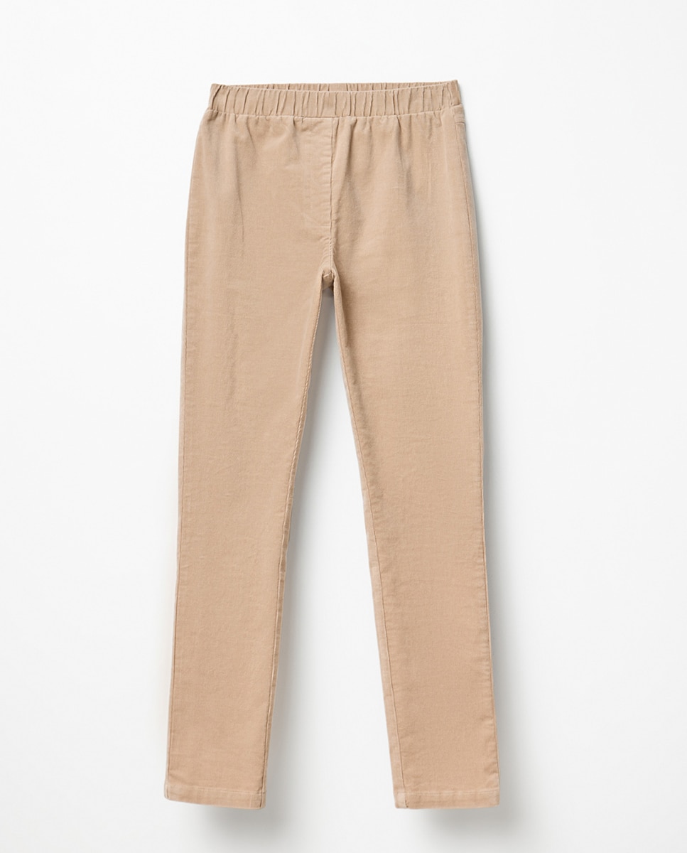 Leggings em Bombazina Fina 120 Cru-5