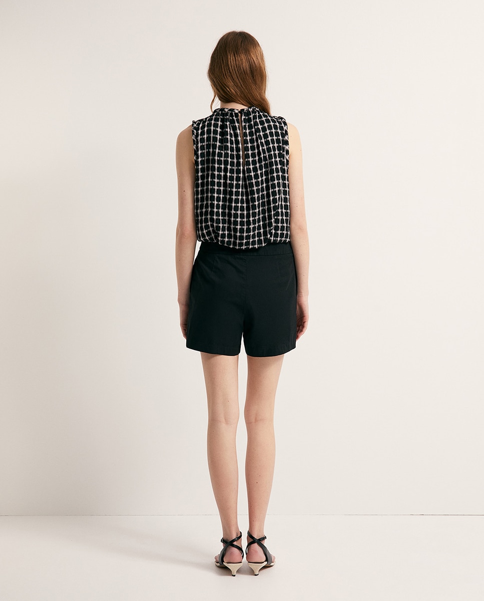 Calções Básicos Preto-4