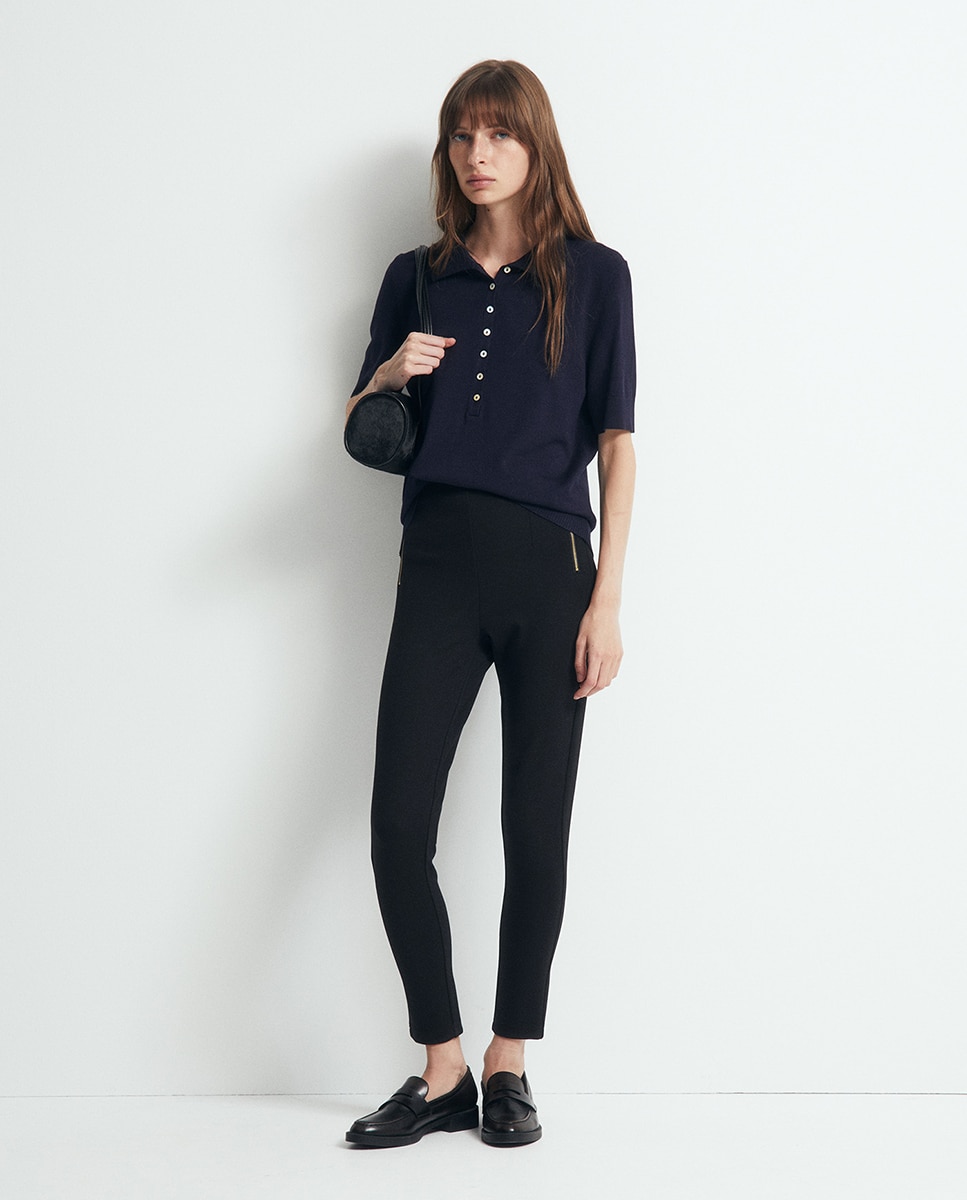 Imagem 0 de Leggings com Fechos de Correr