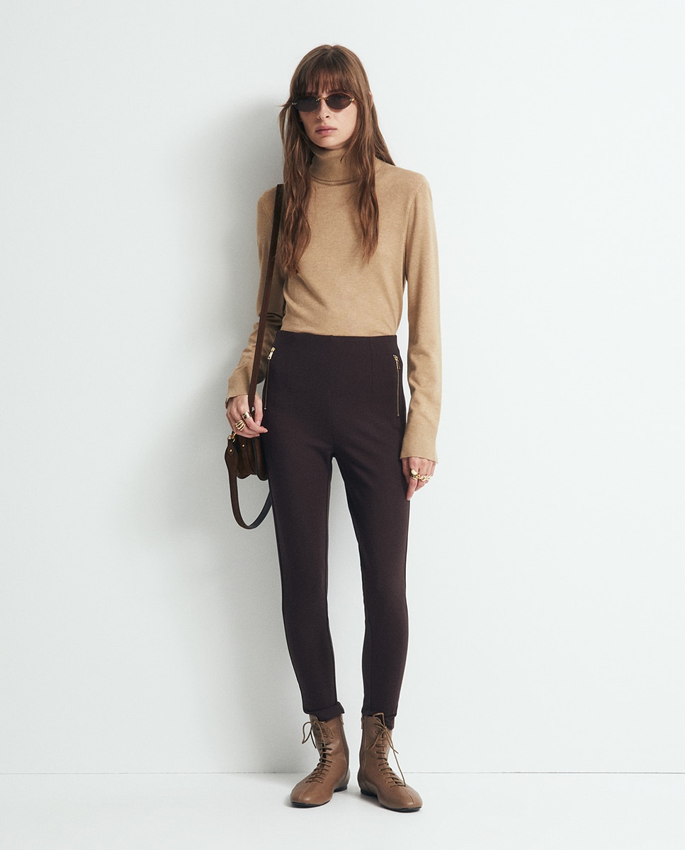 Imagem 0 de Leggings com Fechos de Correr