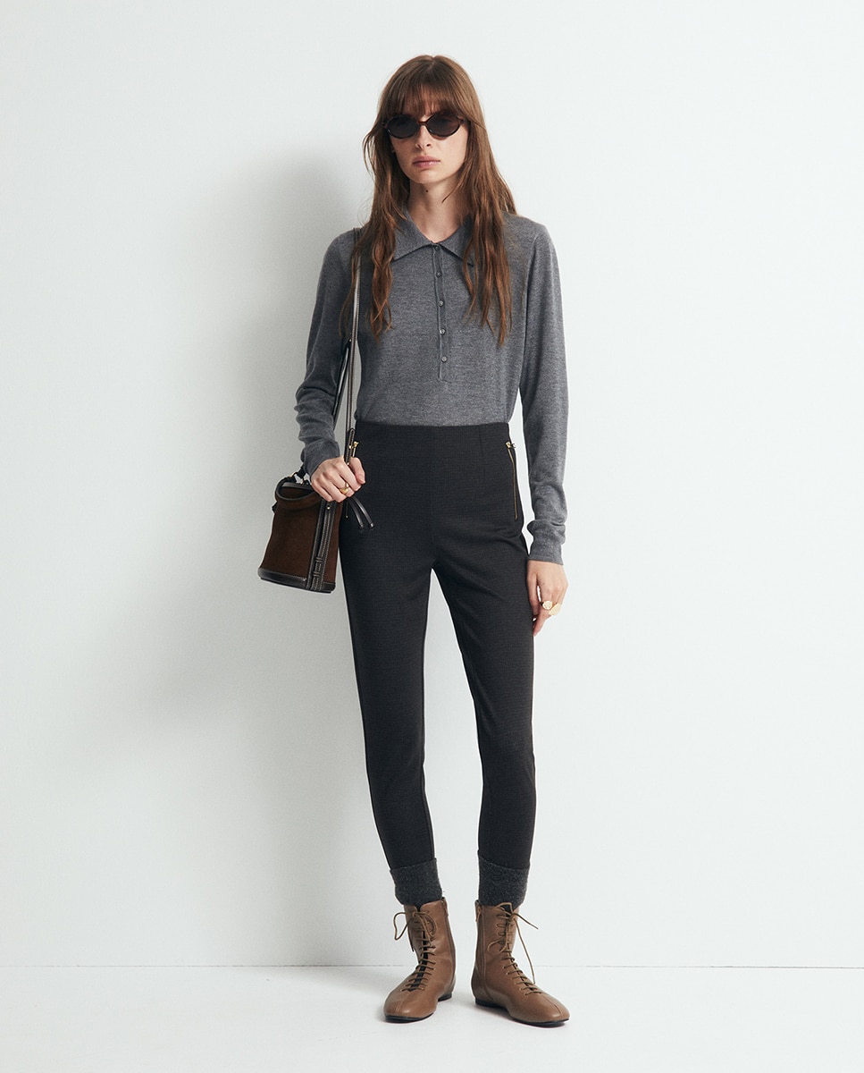 Imagem 0 de Leggings com Fechos de Correr