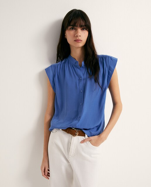 Imagen 0 de Top fluido botones