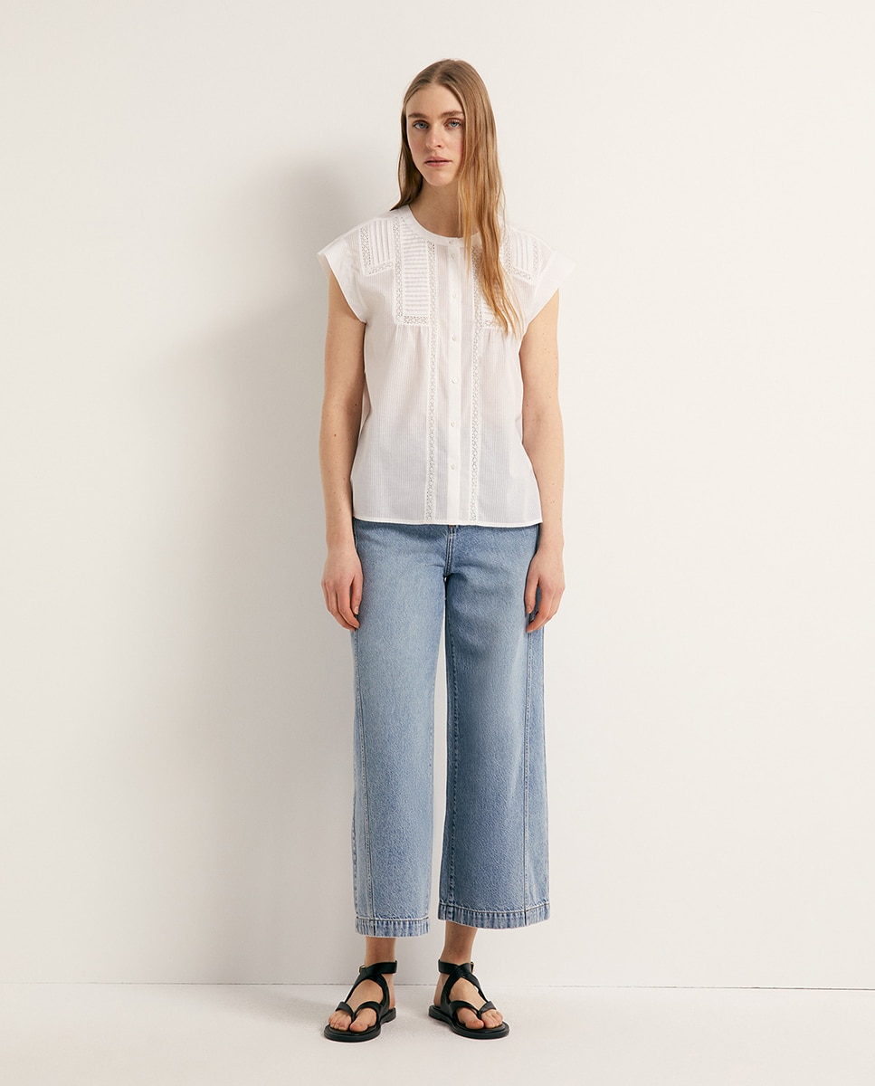 Top de Renda Dobby Branco-2