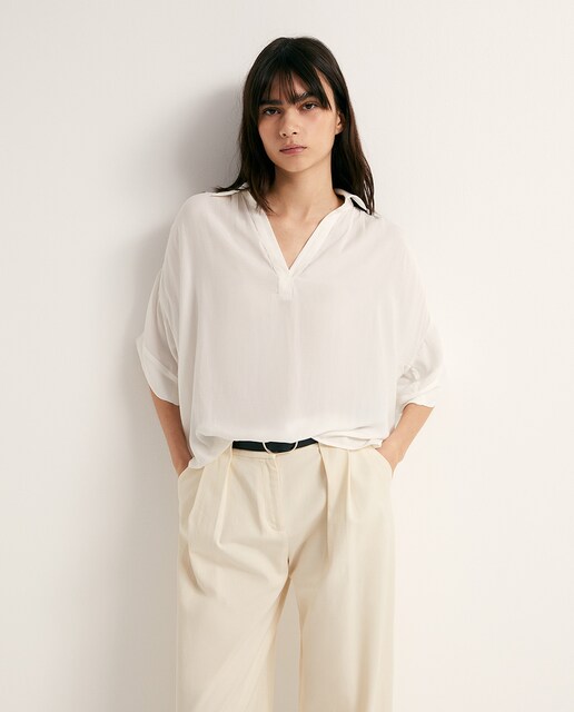 Imagen 0 de Blusa cuello polo