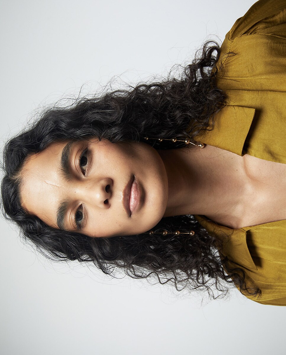 Blusa com Botões Verde Azeitona-3