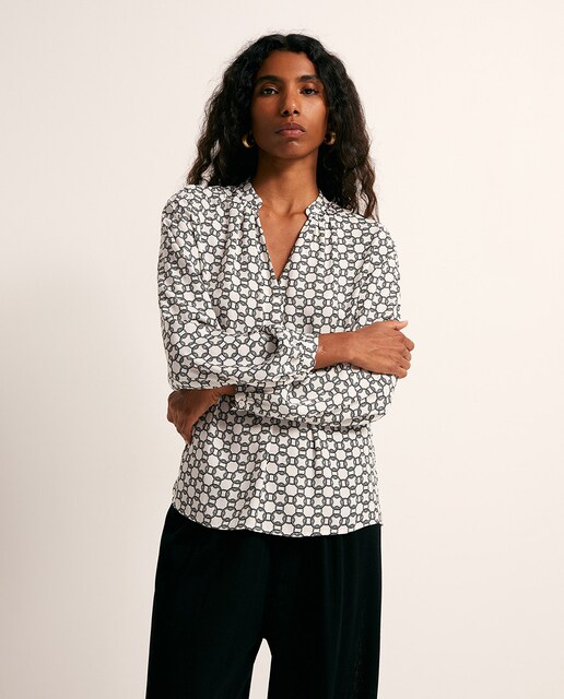 Imagen 0 de Blusa fluida estampada
