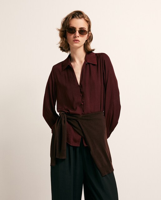 Imagen 0 de Blusa cuello botones