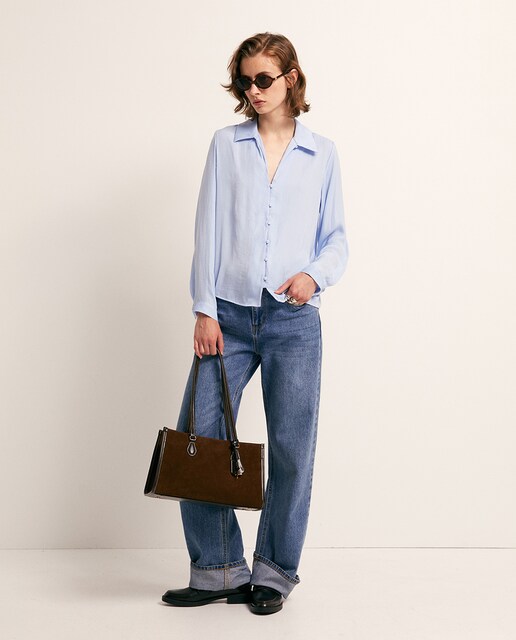 Imagen 0 de Blusa cuello botones
