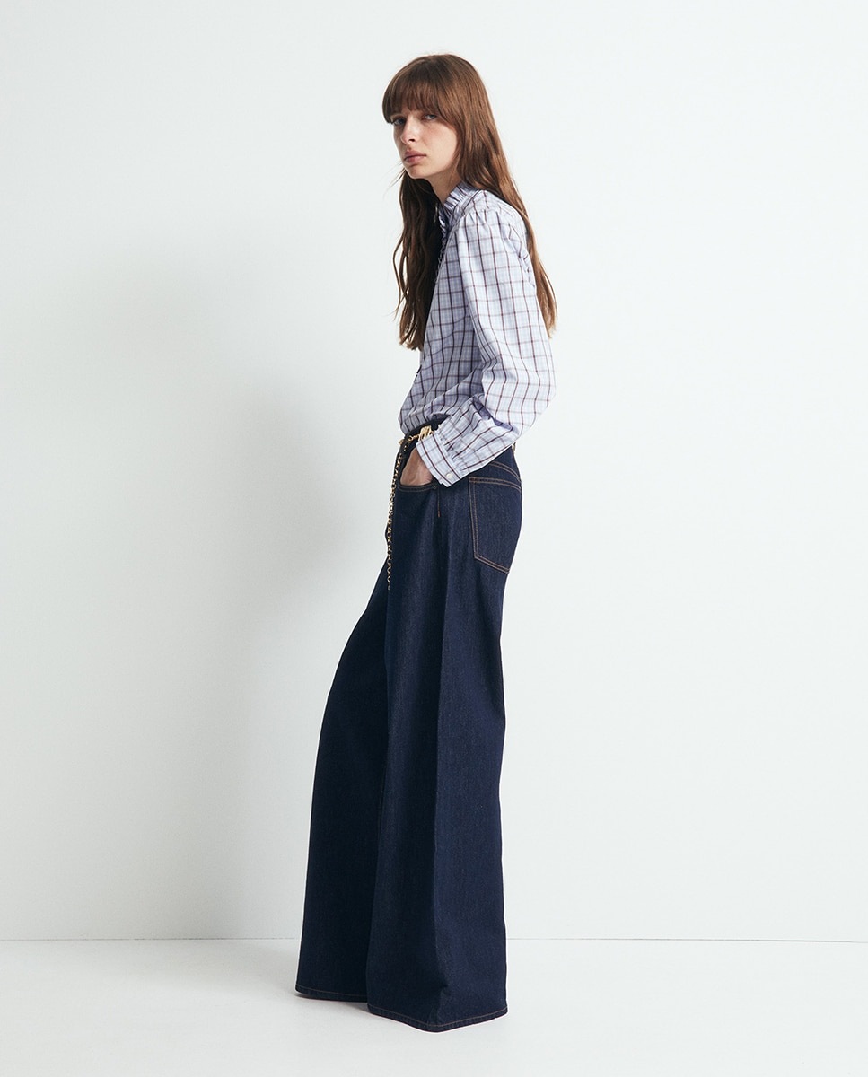Blusa de Popelina Bordeaux-4