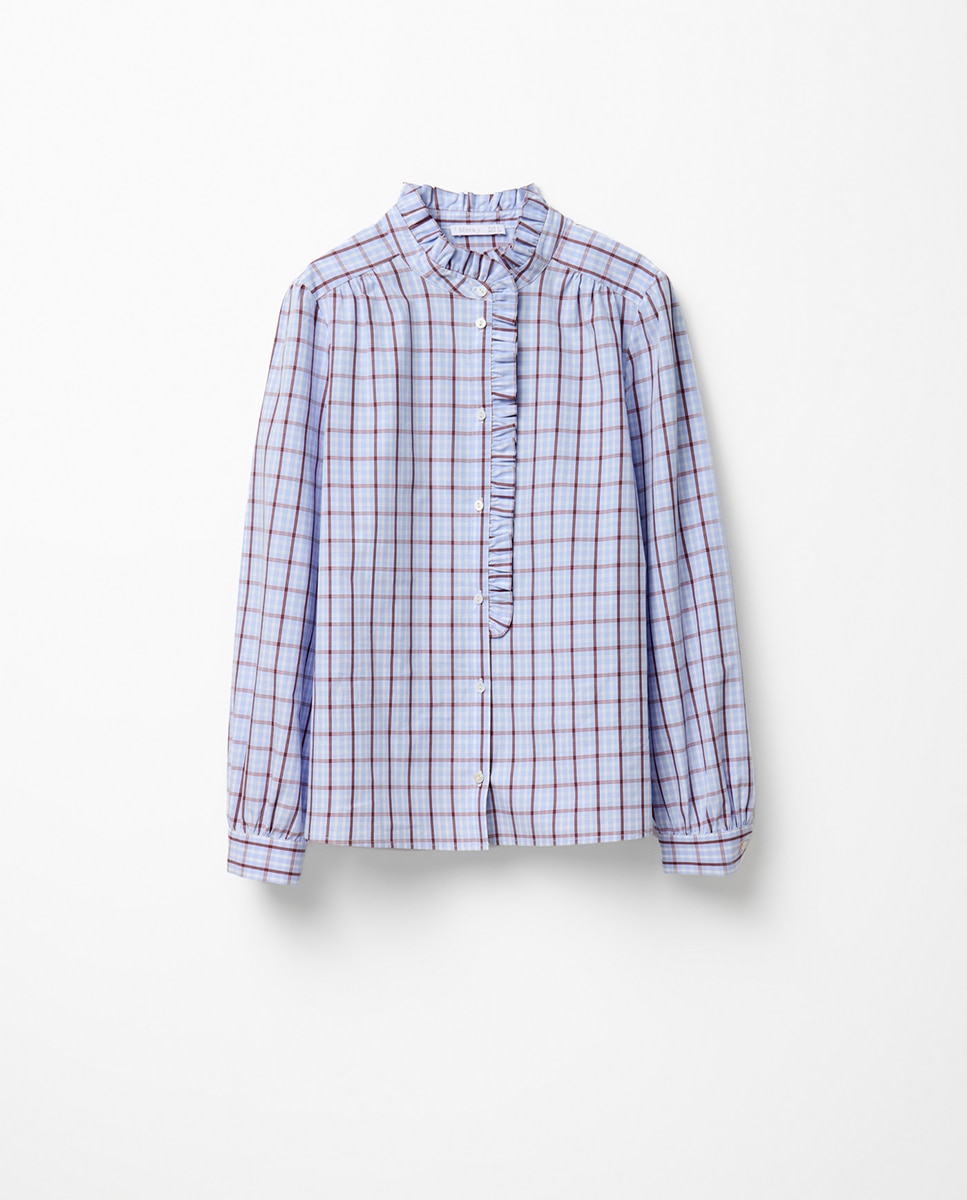 Blusa de Popelina Bordeaux-6