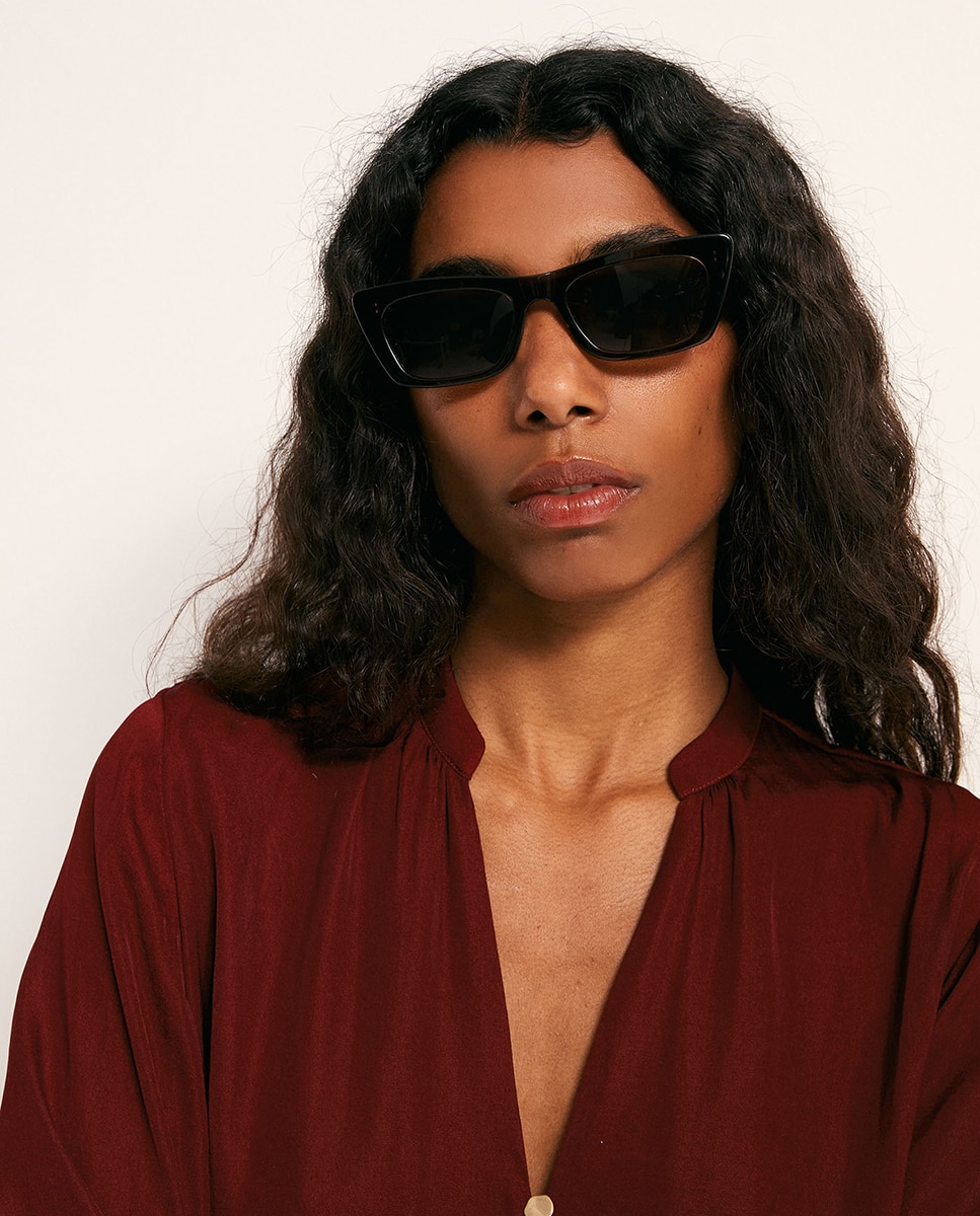 Blusa fluida - Sfera - Bermellon Bermellon-3