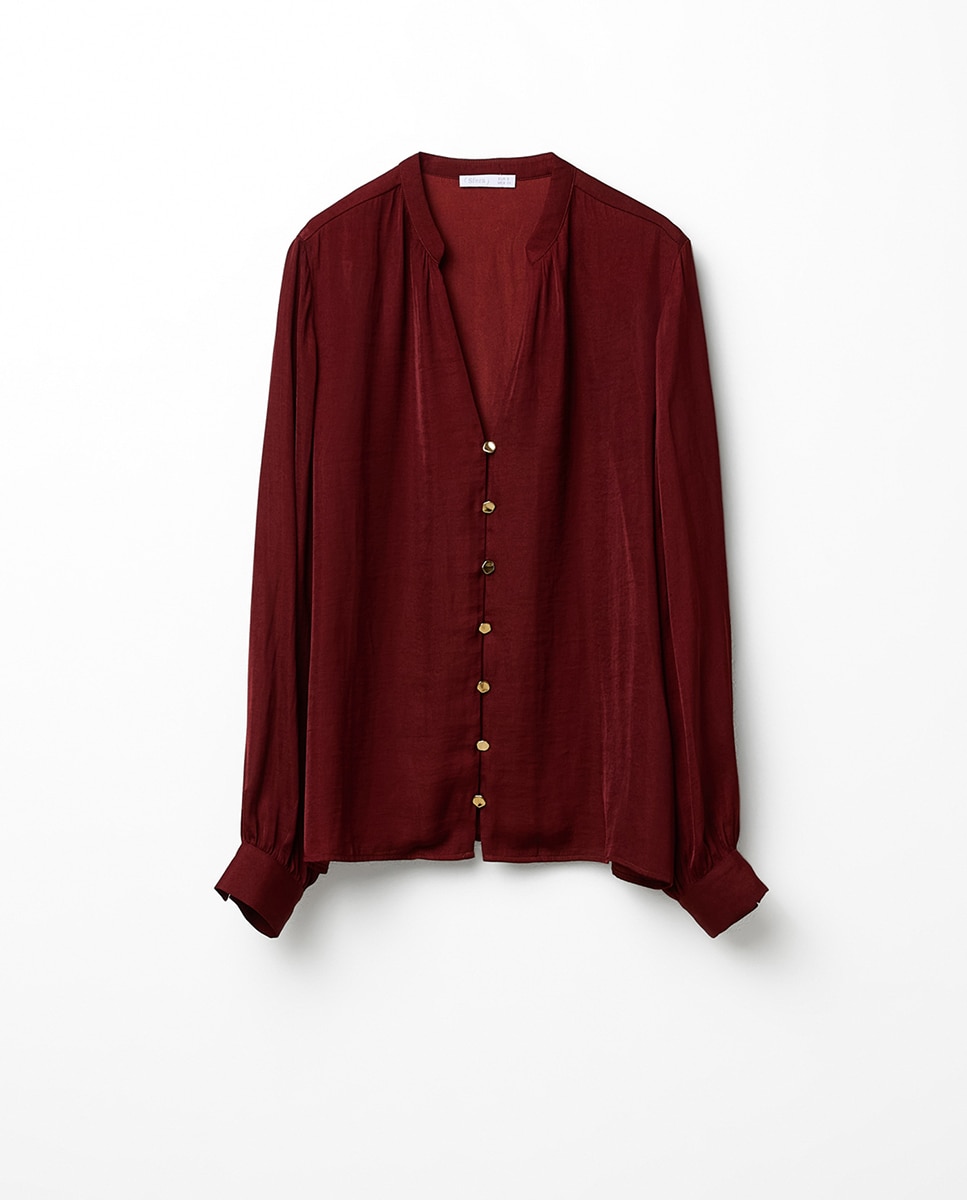 Blusa fluida - Sfera - Bermellon Bermellon-6