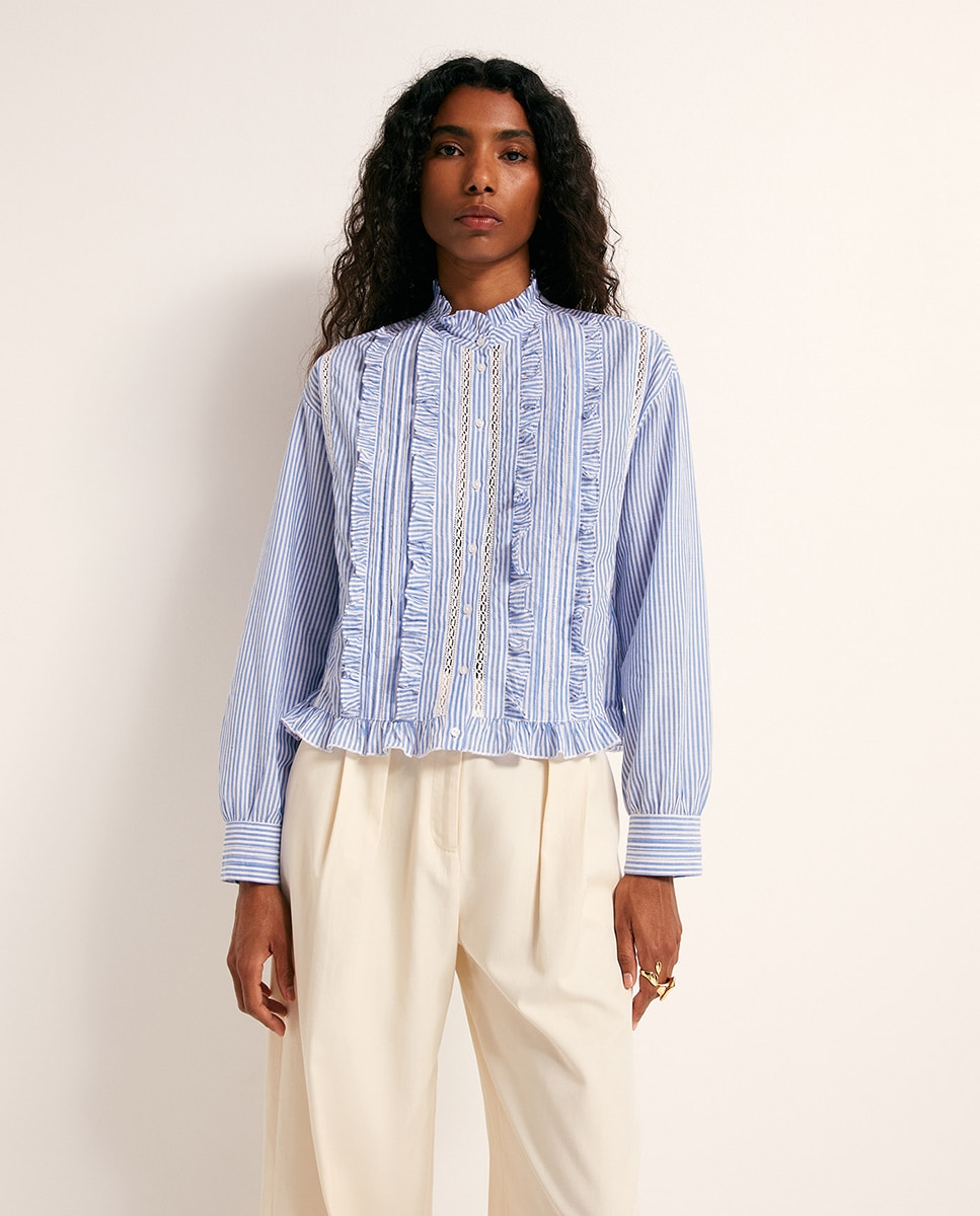 Imagem 0 de Blusa Romântica de Algodão