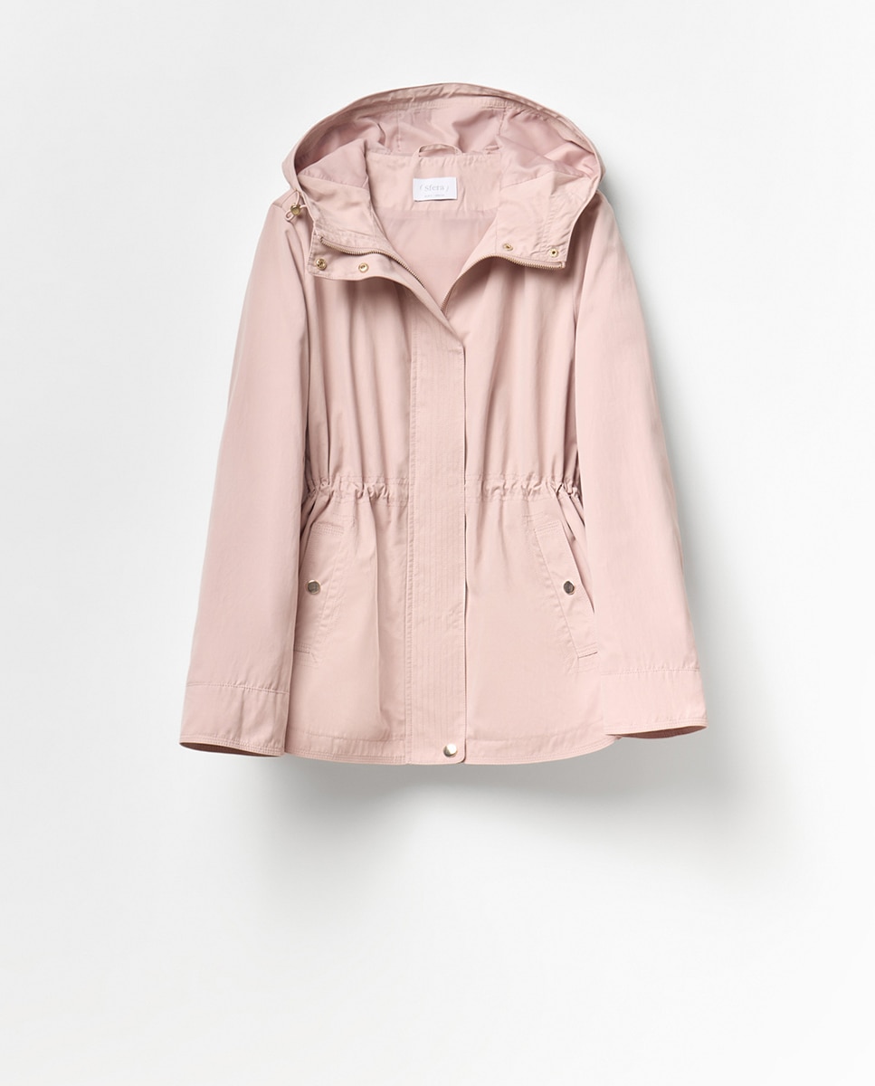 Parka com pespontos Rosa-5