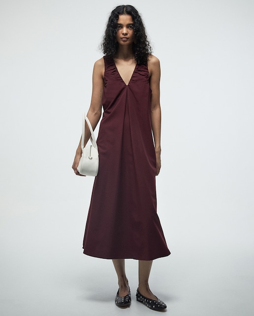 Imagem 0 de Vestido com Decote Franzido